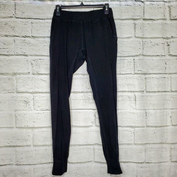 Haute Body black jogger sweat pants viscose - Picture 1 of 11